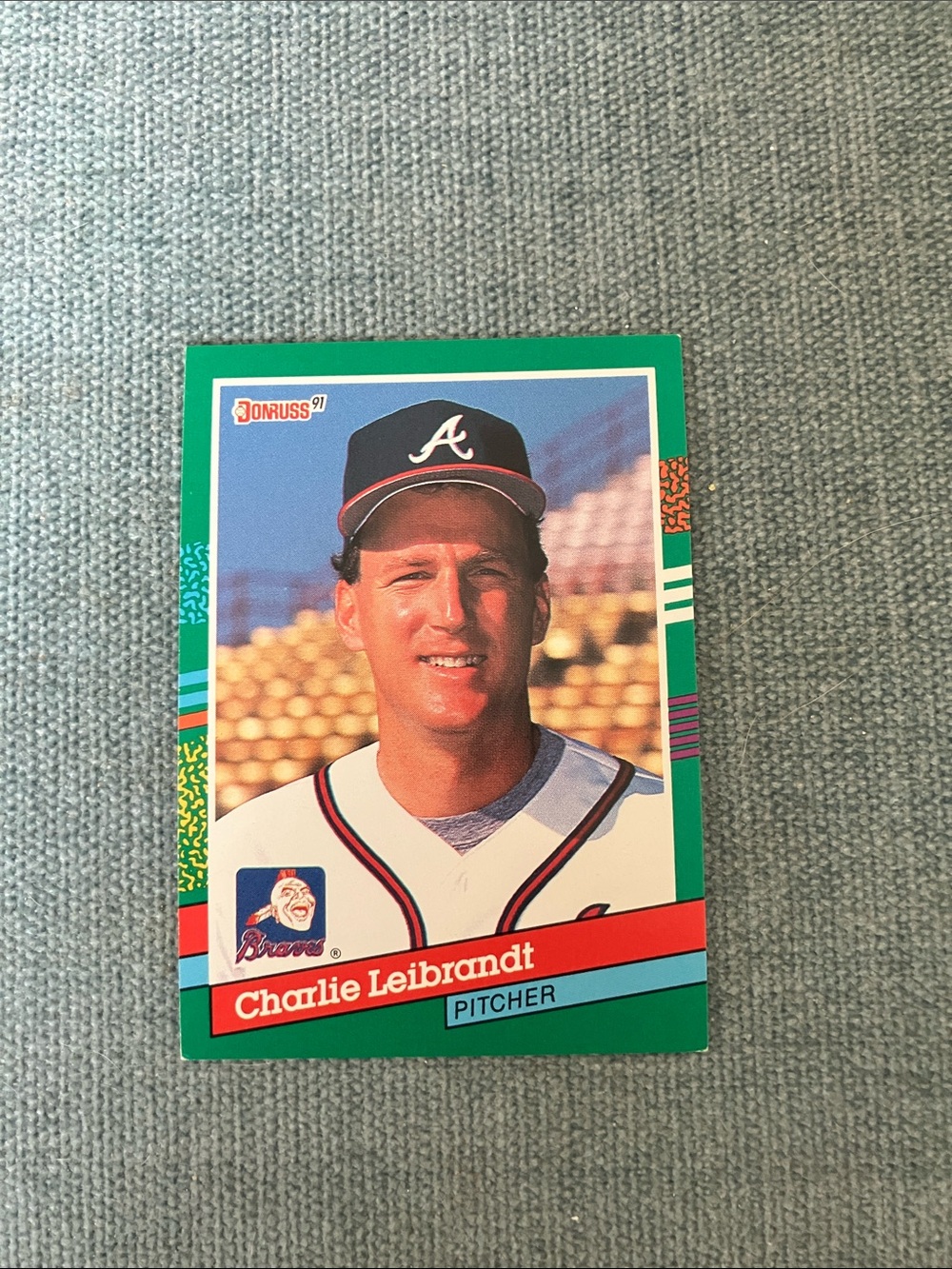 1991 Donruss Atlanta Braves Baseball Card Trading Card